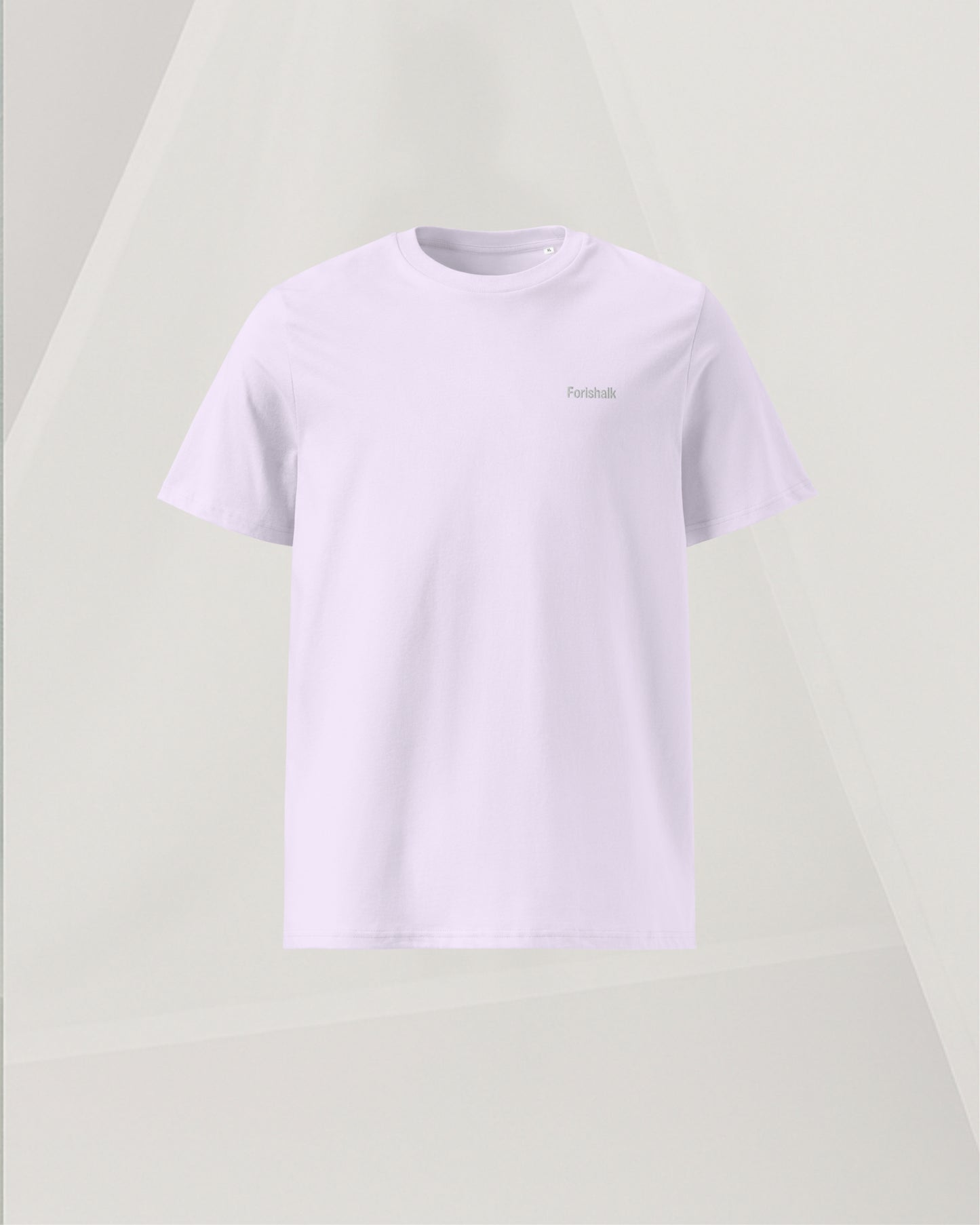 LAVENDER T-SHIRT IN ORGANIC RING-SPUN COTTON