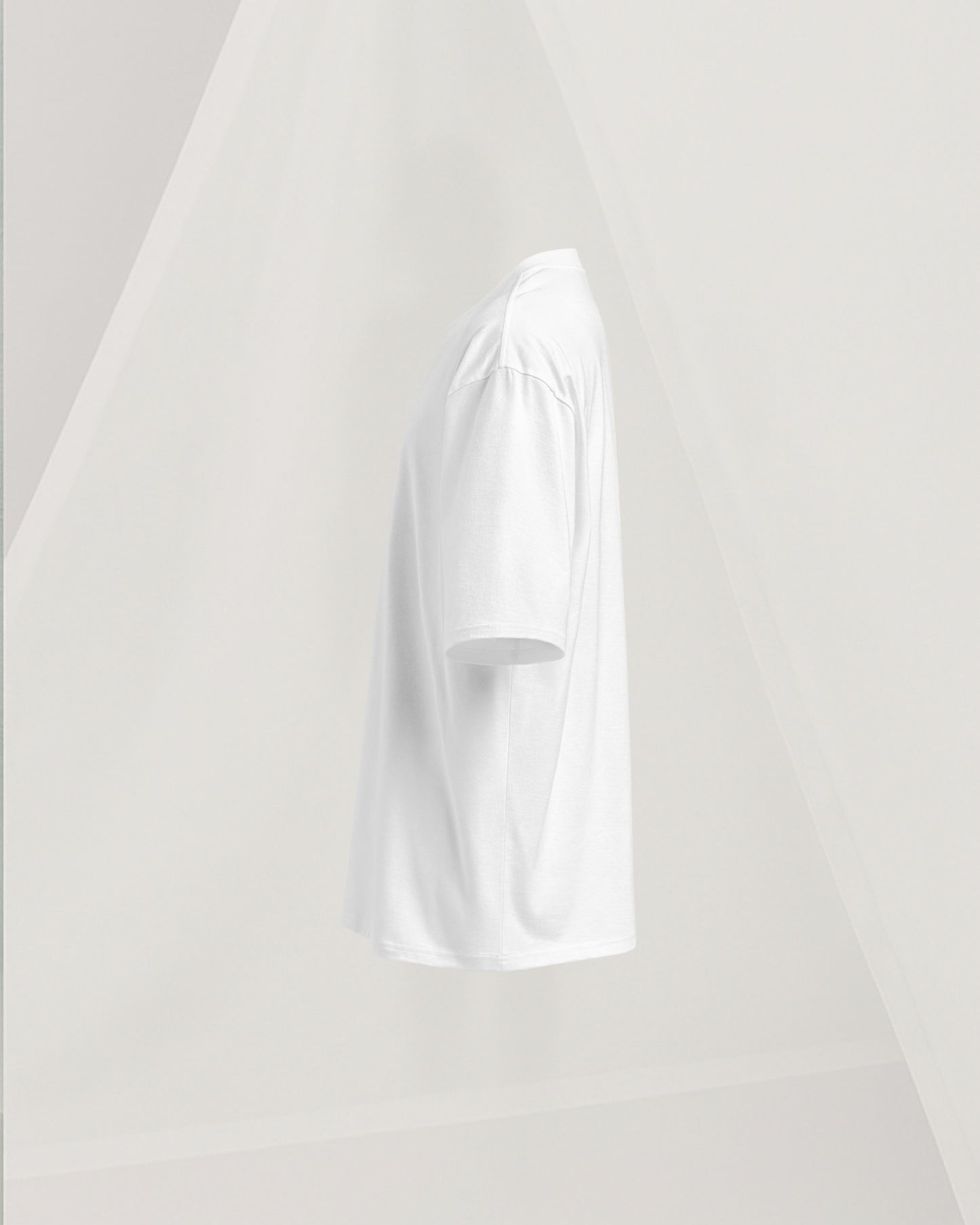 OVERSIZED WHITE T-SHIRT IN THICK COTTON