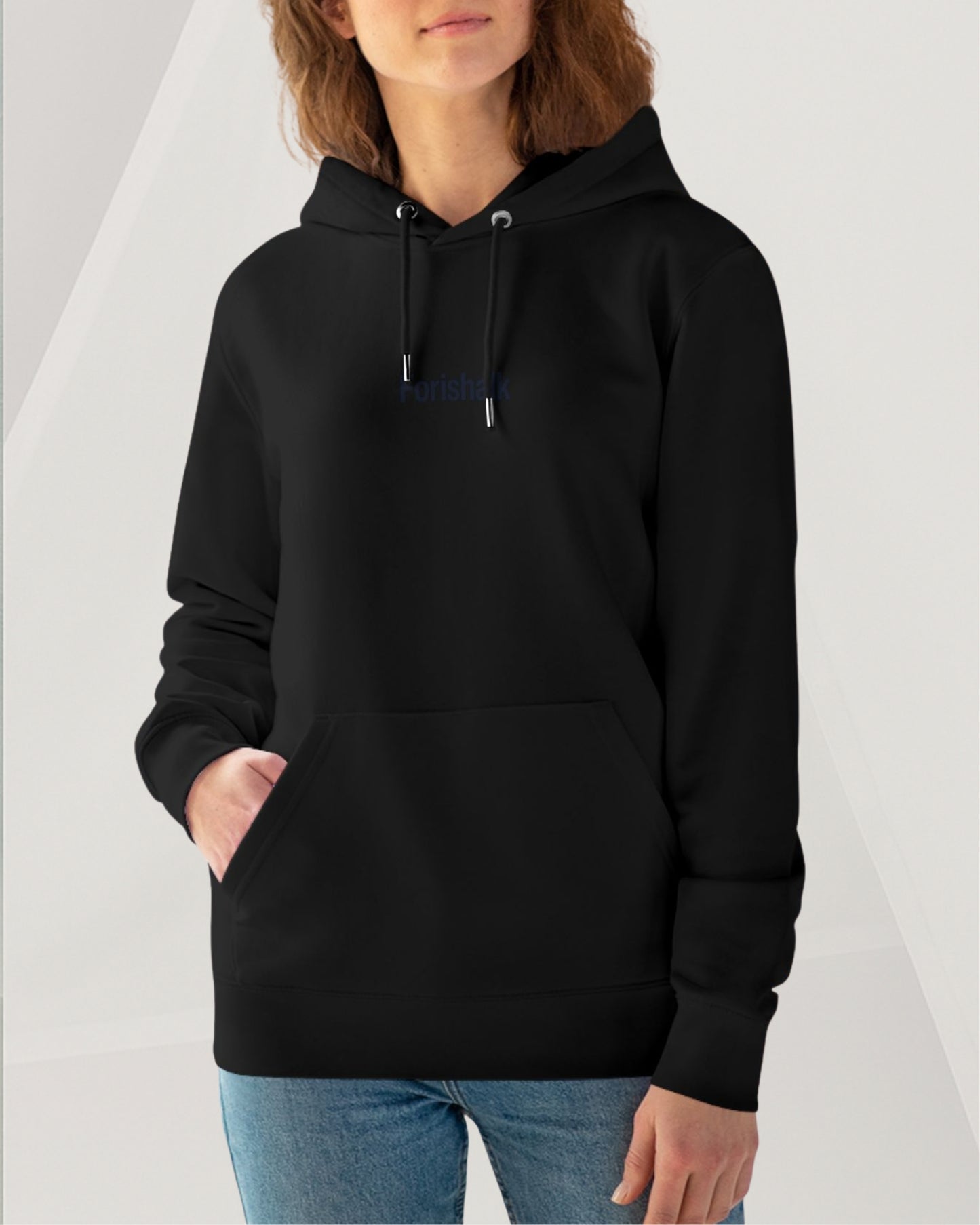 BLACK COTTON HOODIE