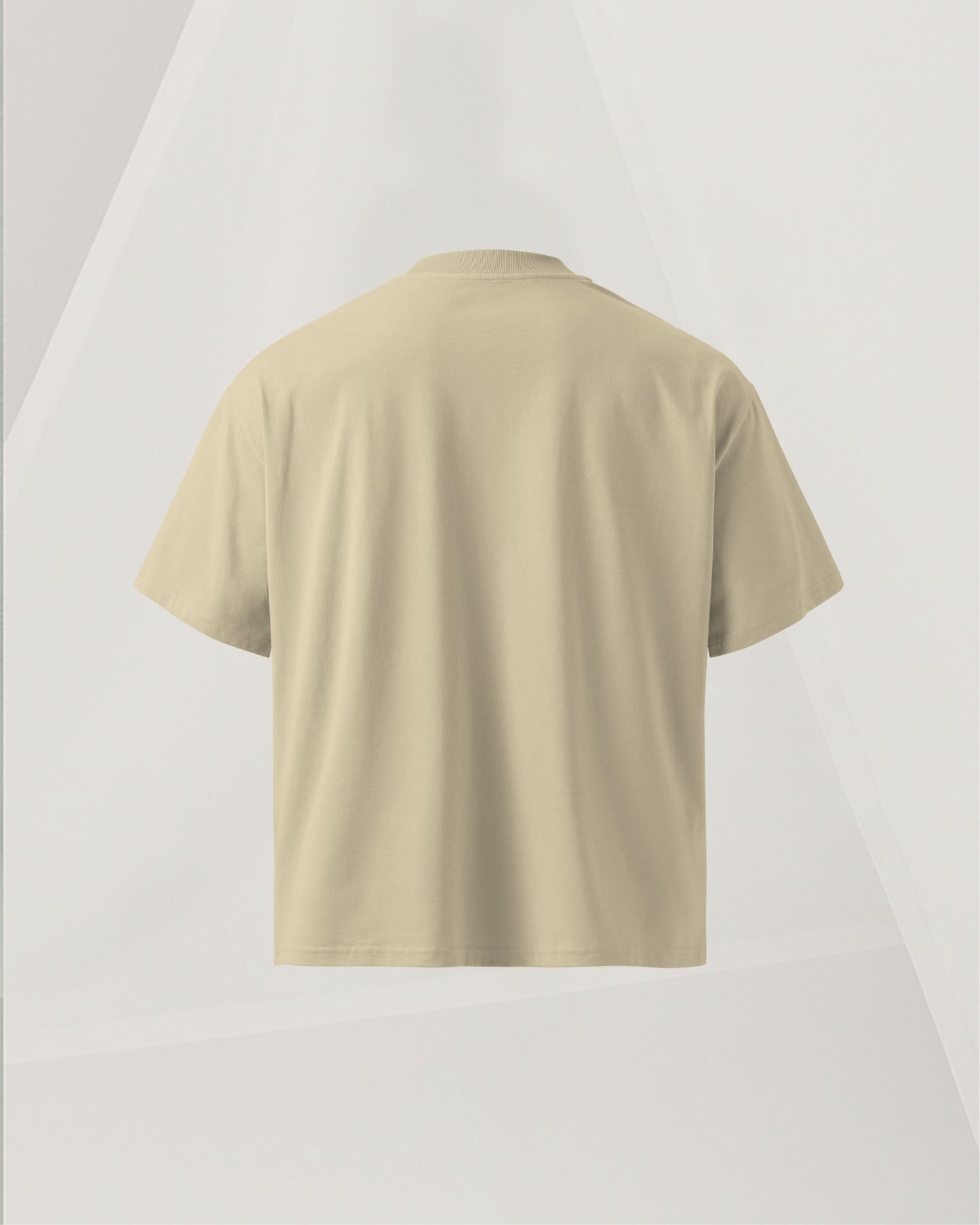 BEIGE T-SHIRT IN ORGANIC COMBED COTTON