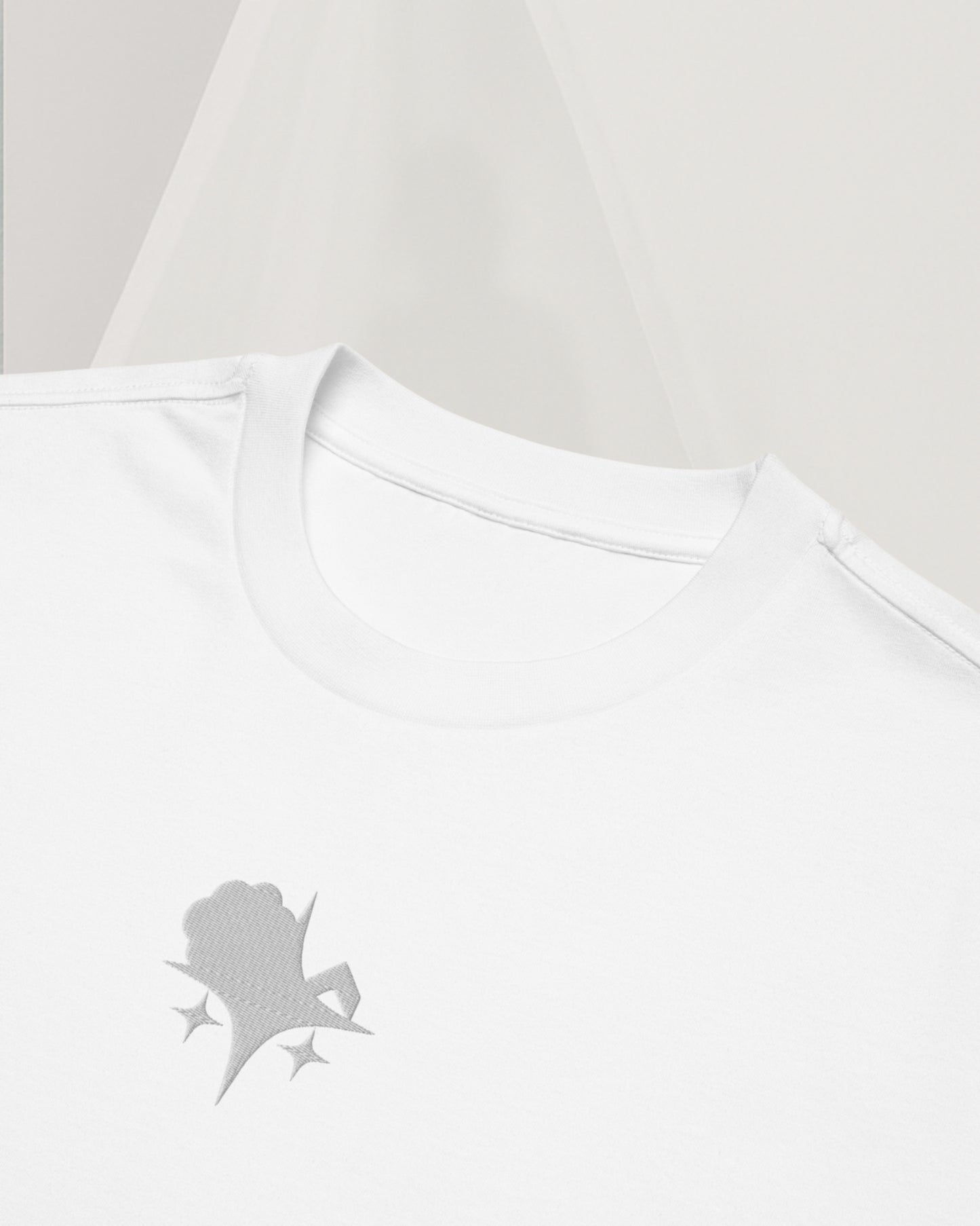 OVERSIZED WHITE T-SHIRT IN THICK COTTON