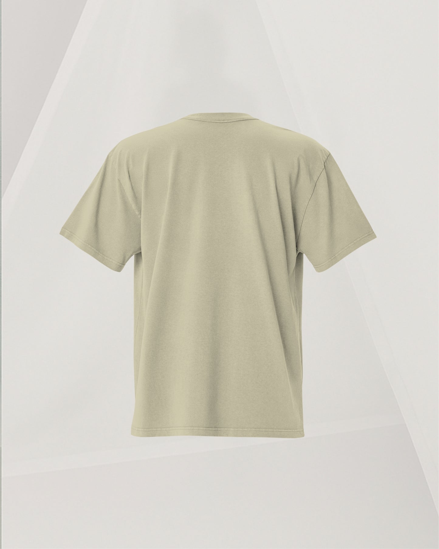 SIGNED GREEN T-SHIRT IN CARDED COTTON