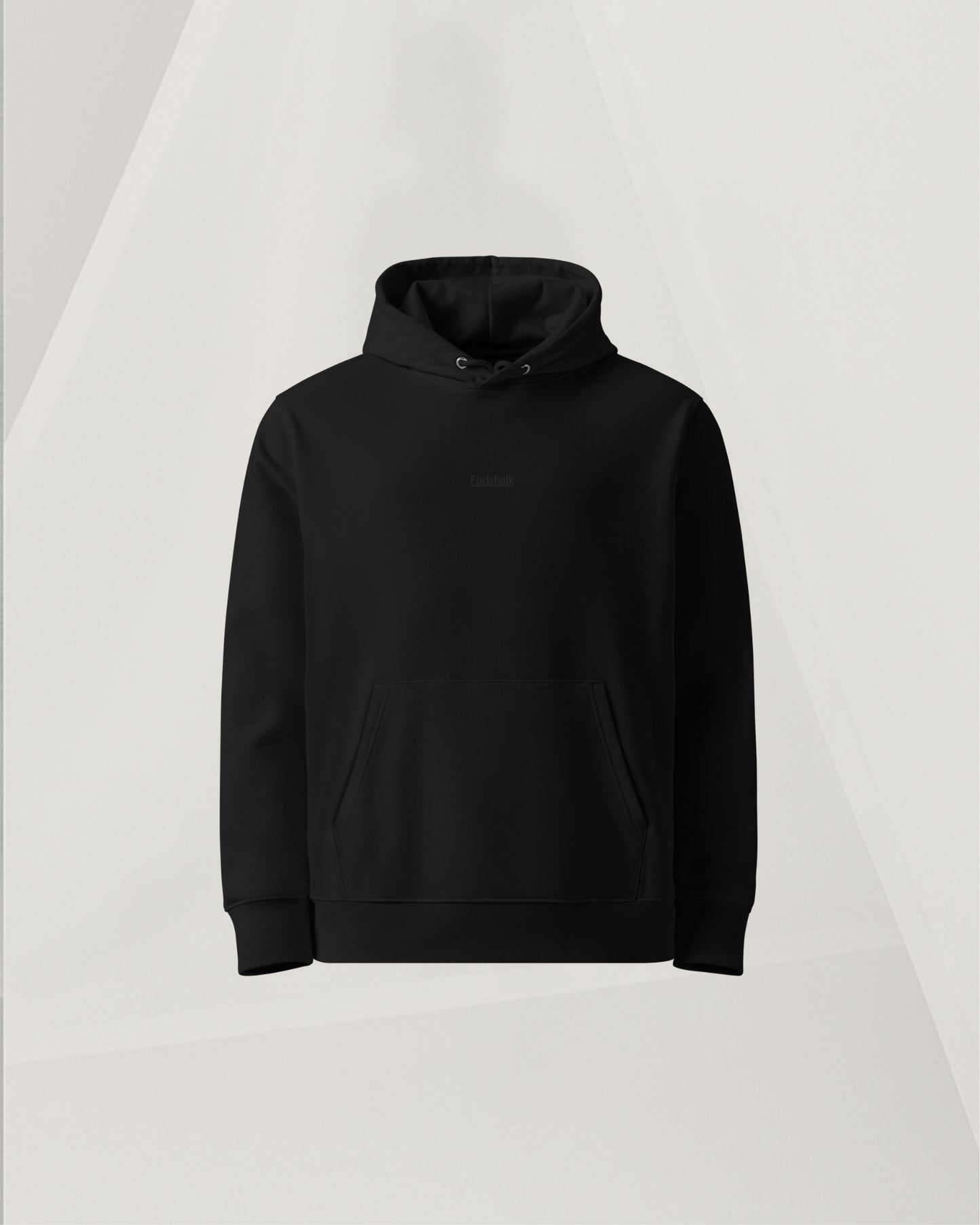 BLACK IN ORGANIC COTTON HOODIE