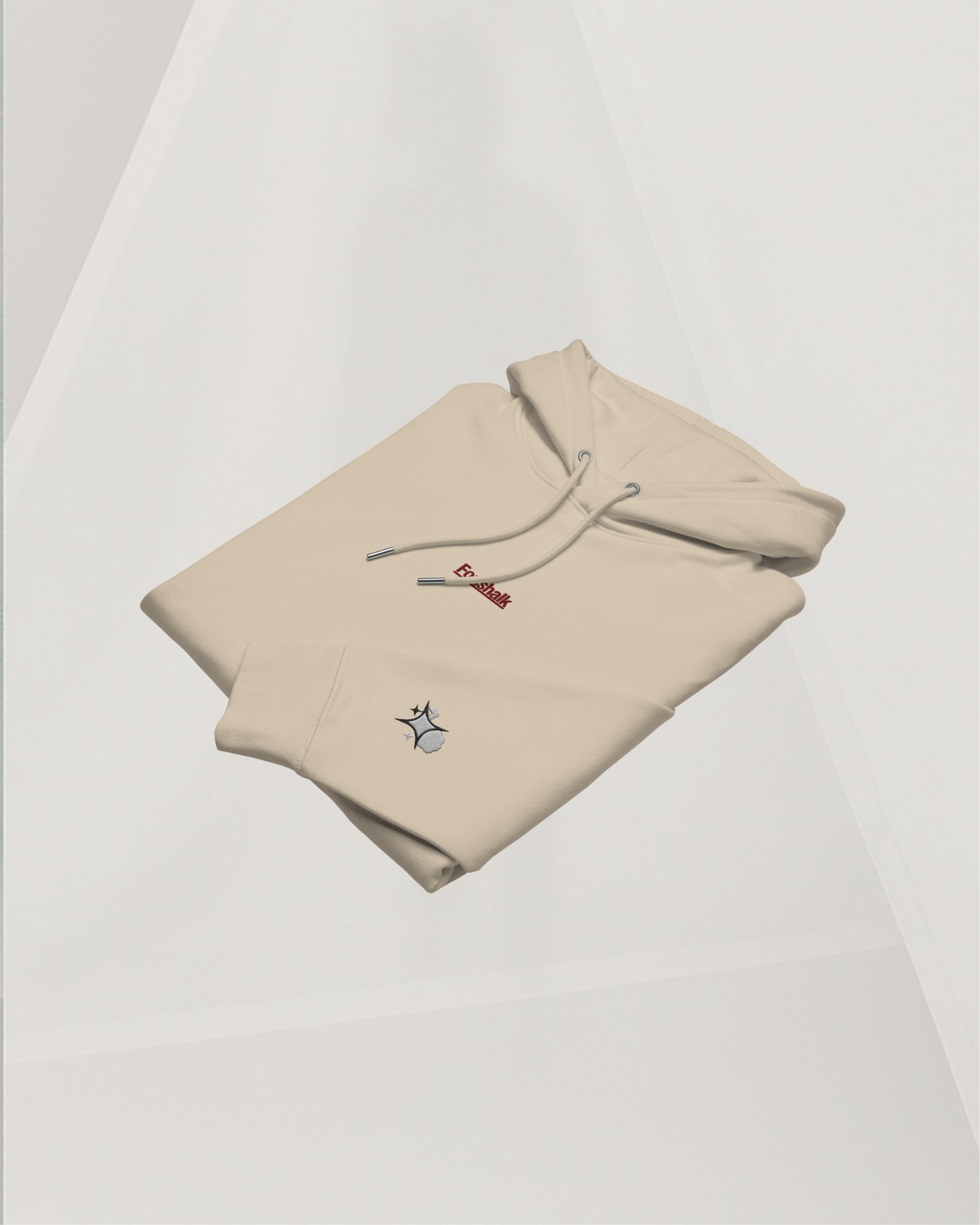 BEIGE ORGANIC COTTON HOODIE